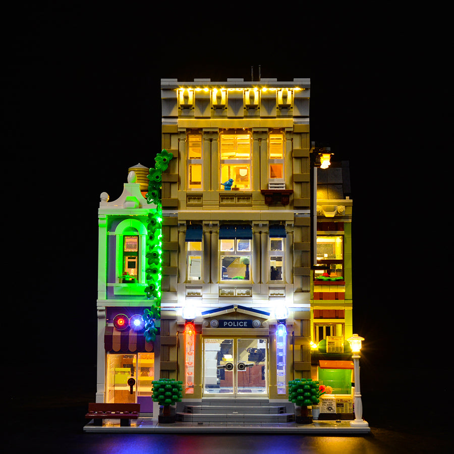 LEGO modular buildings lighting