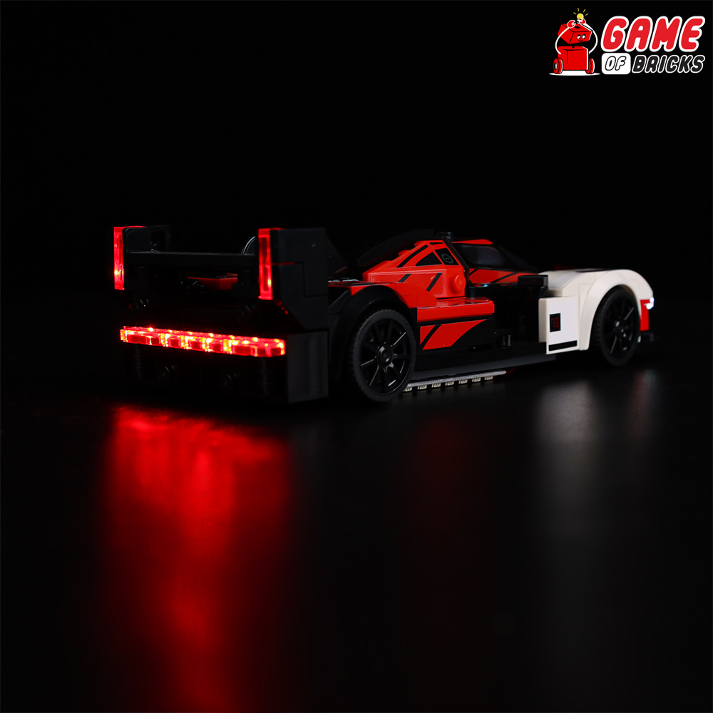Lego porsche led 2024 lights