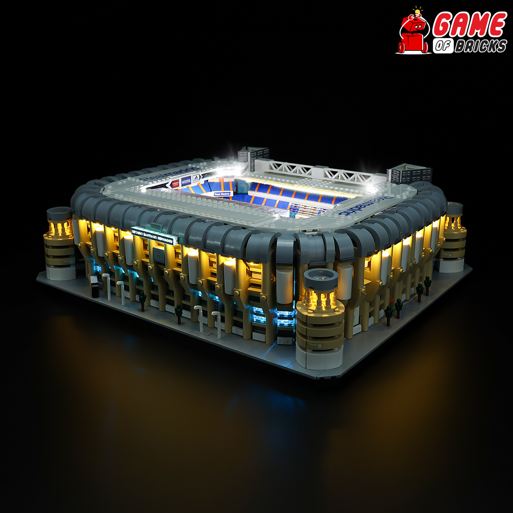 Brick Shine Kit de luces para LEGO® Real Madrid Santiago Bernabeu Stadium  10299 (Lego Set no incluido) (Clásico) : : Juguetes y juegos