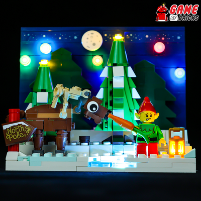 Light Kit for LEGO® Santa's Front Yard 40484