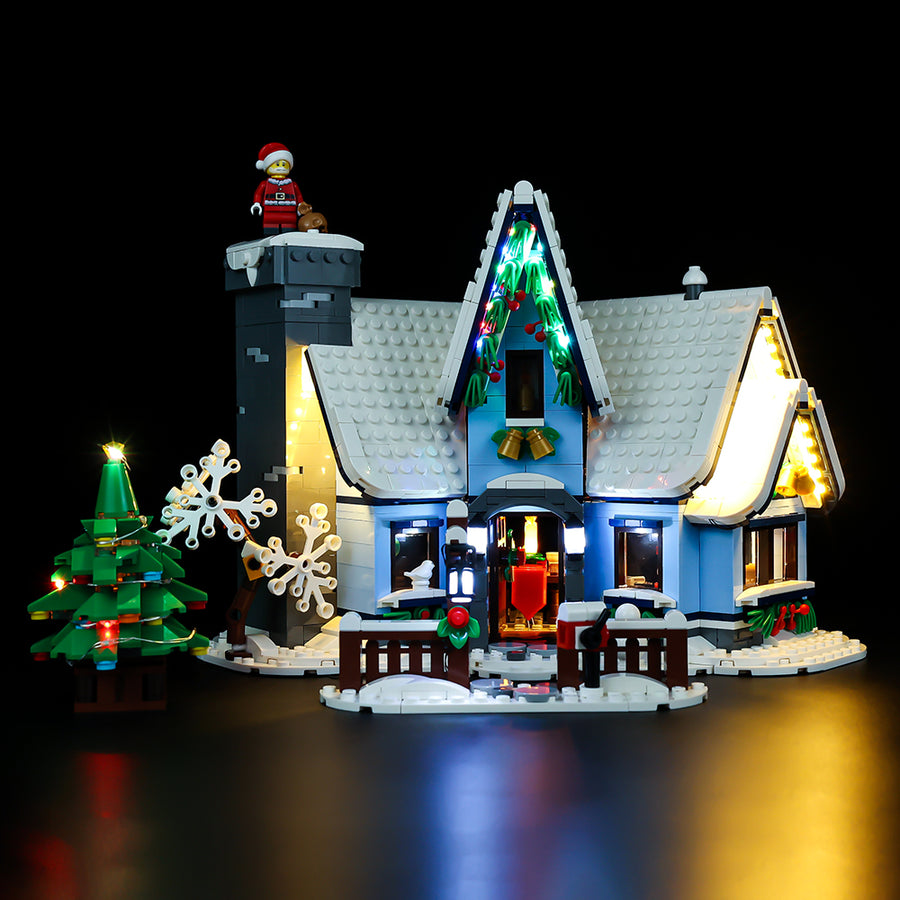LEGO Christmas lights for Santa's Visit set