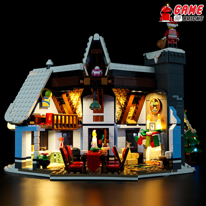LEGO lights for Santa's Visit 10293 set