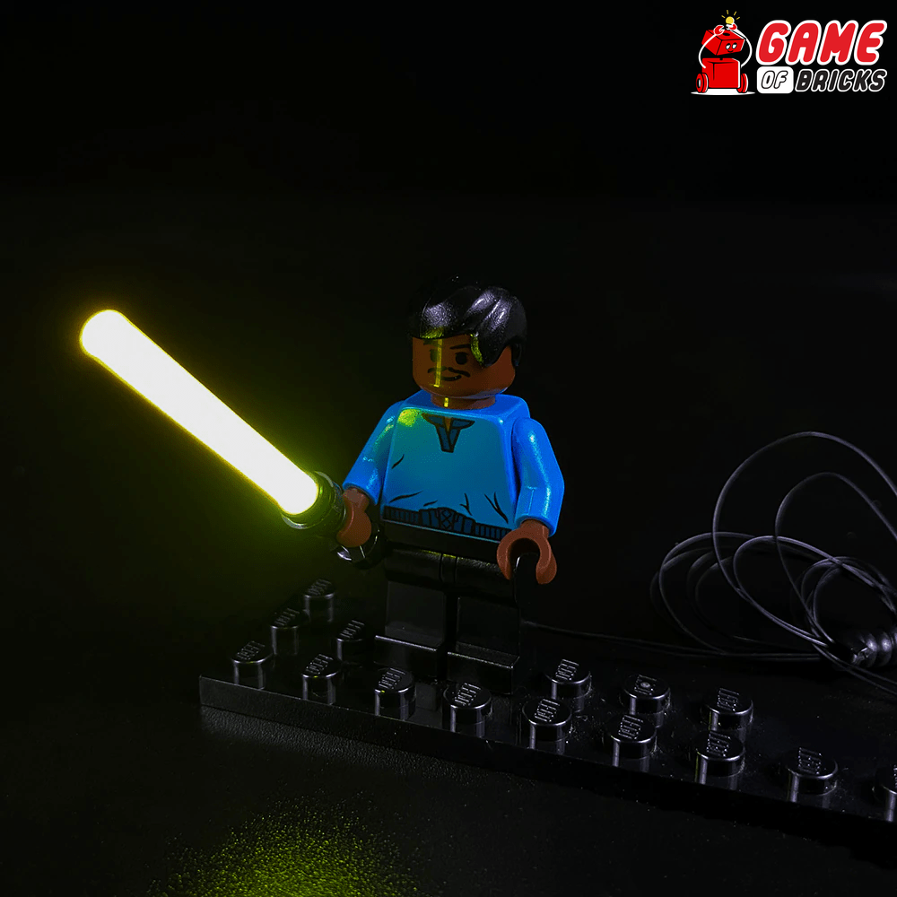 Lego light up lightsaber shop