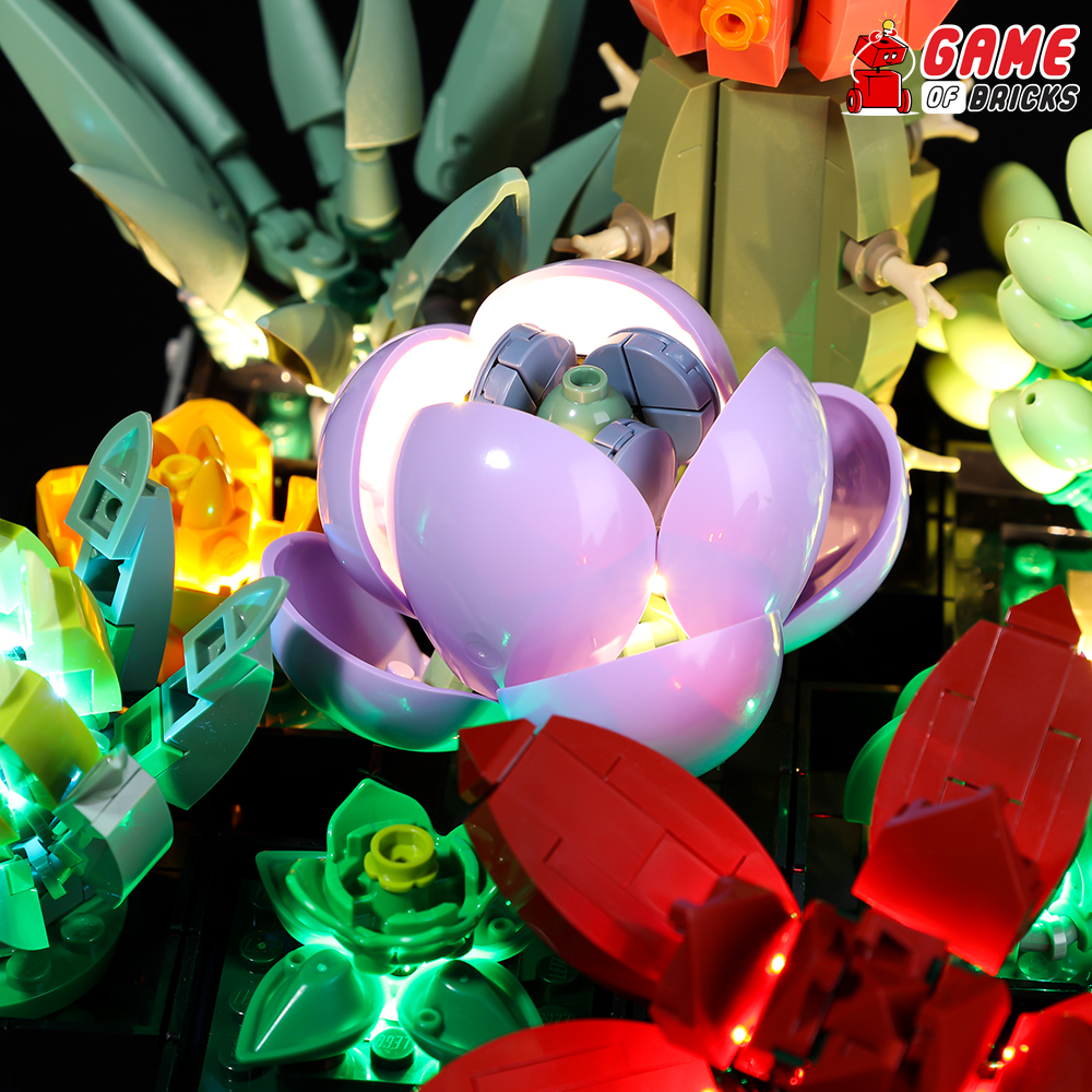 lego succulents 10309 plant decor building kit LEGO® Succulents 10309 Light Kit