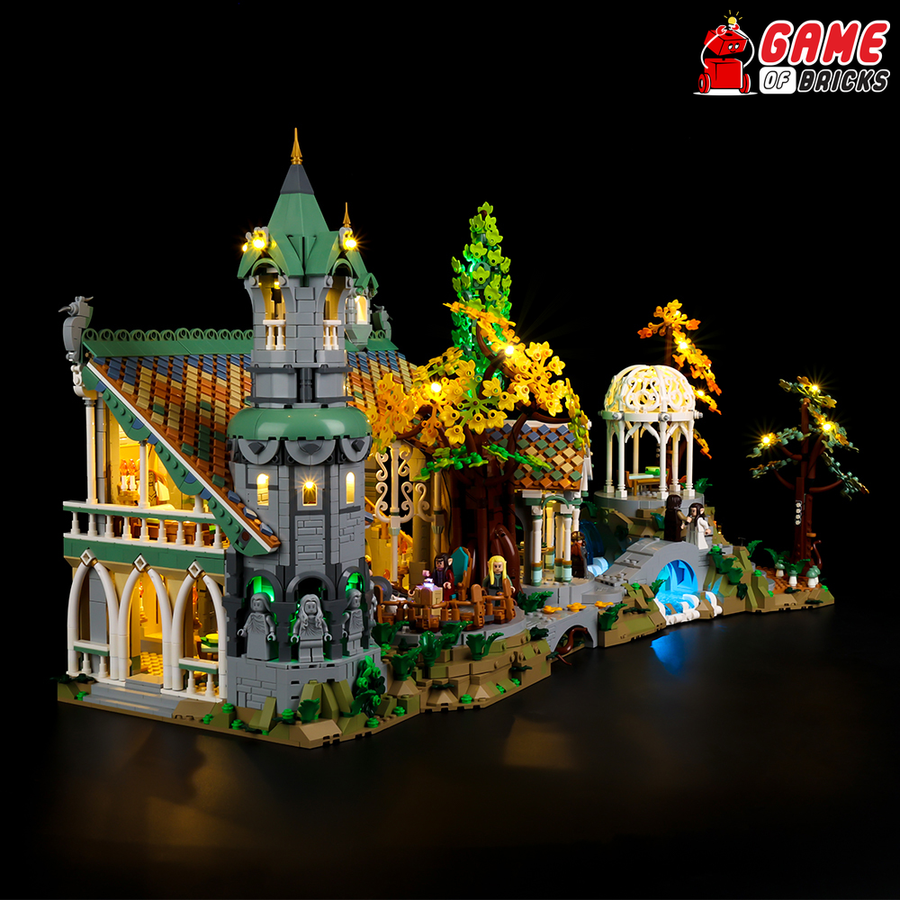 LEGO The Lord of the Rings: Rivendell 10316 Light Kit – Game of Bricks