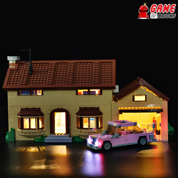 Light Kit for The Simpsons House 71006