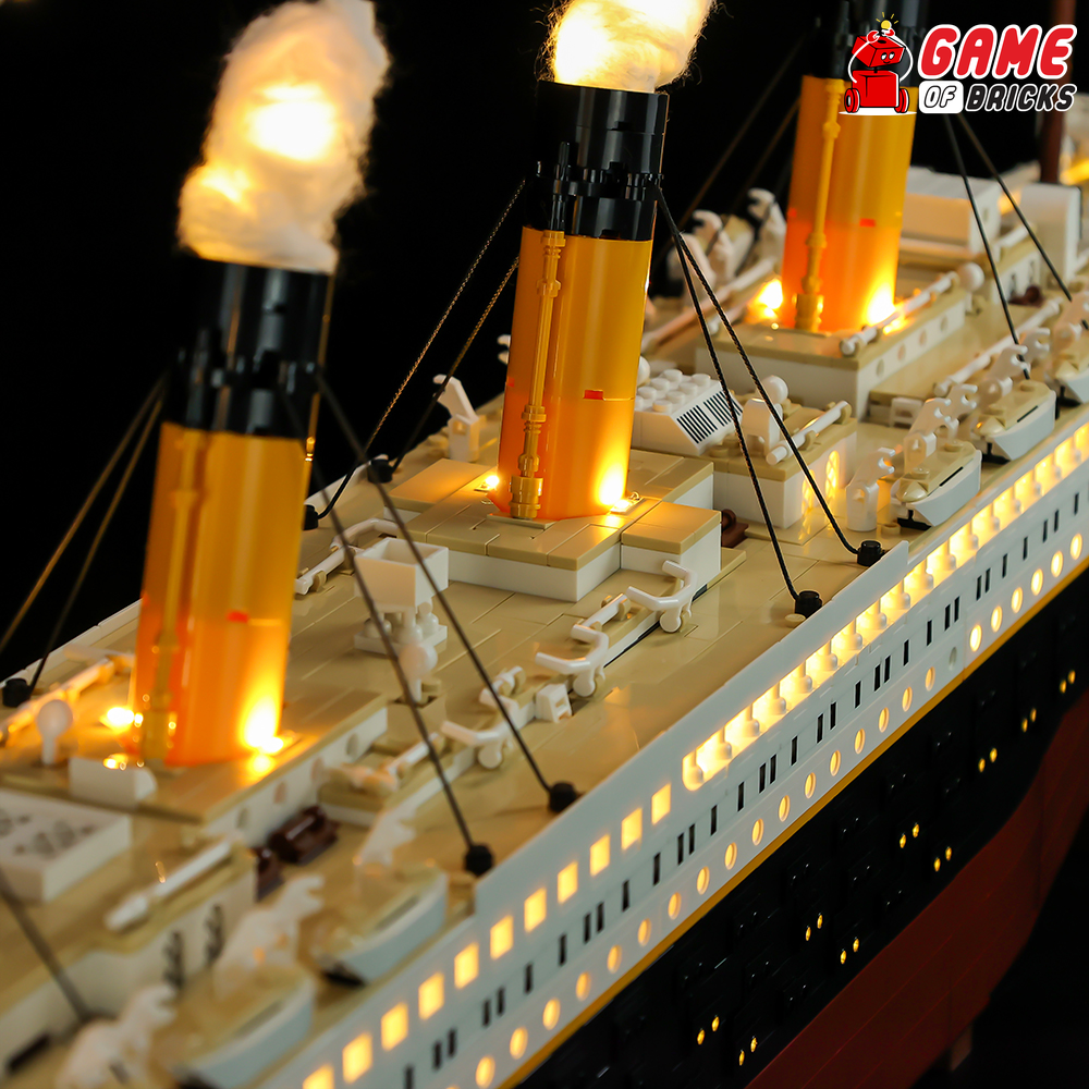 LED Lighting for Lego Creator Expert Titanic Building Kit 10294 (No Lego  Included, Decoration Light Only) BrickBling DIY Lighting Kit for Titanic  Ship
