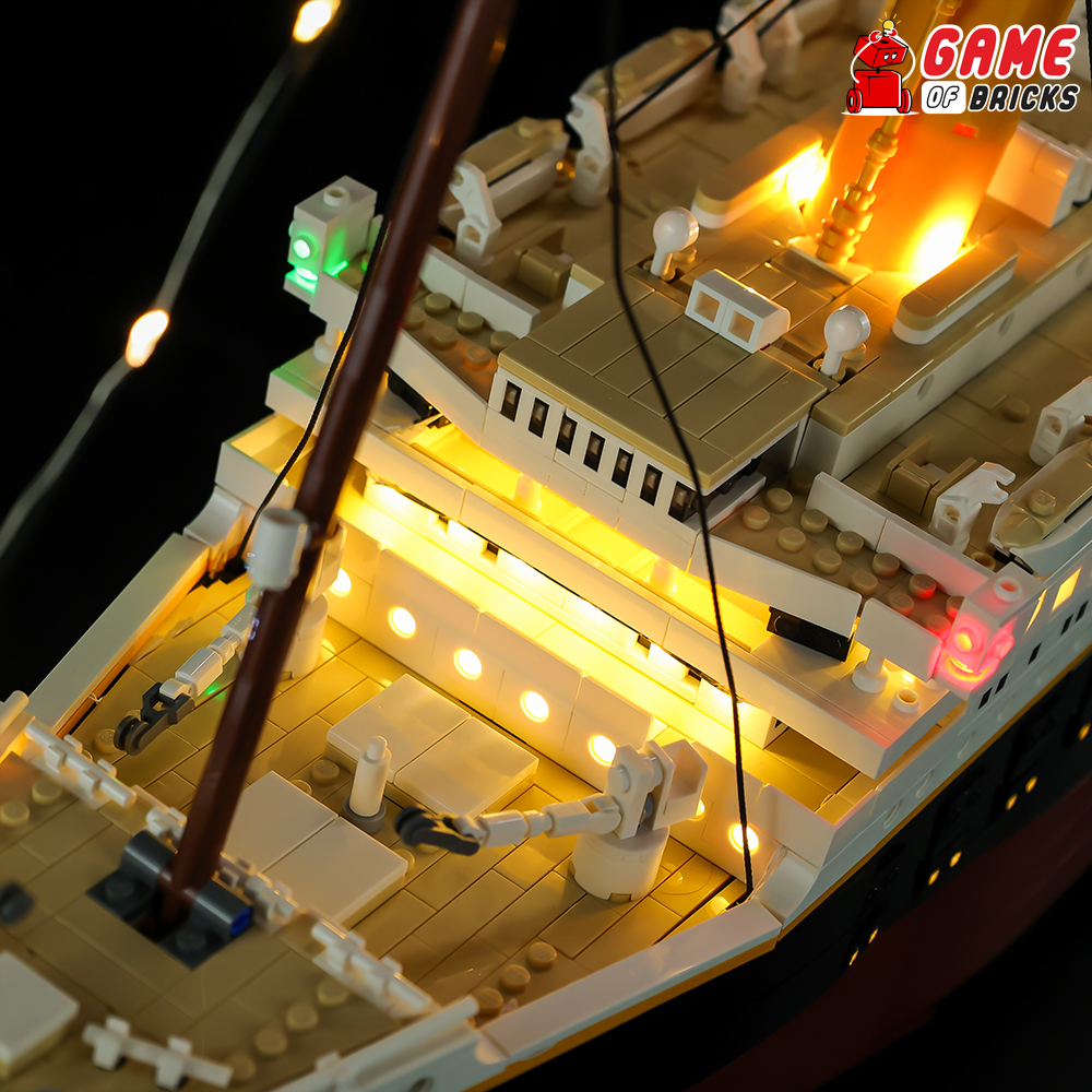 LED Light Kit for Lego (Titanic Ship) - Decoration Lights Compatible with  Lego Creator Expert 10294 Building Blocks Model (Not Include The Model)