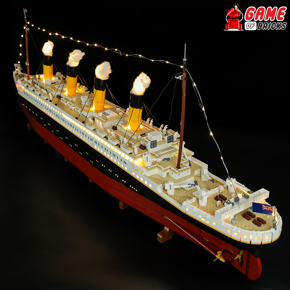 LED Light Kit for Lego (Titanic Ship) - Decoration Lights Compatible with  Lego Creator Expert 10294 Building Blocks Model (Not Include The Model) :  : Toys