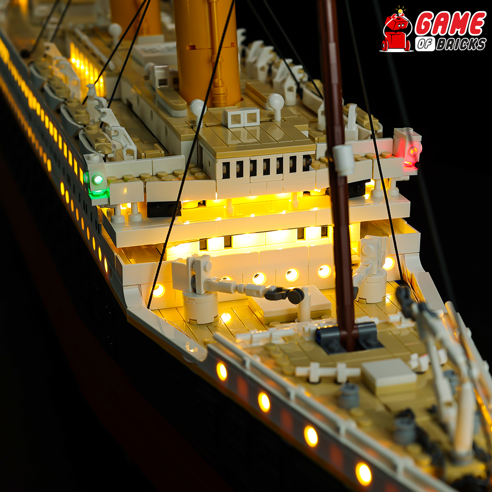 BRIKSMAX Led Lighting Kit for Creator Titanic - Compatible with Lego 10294  Building Blocks Model- Not Include The Lego Set