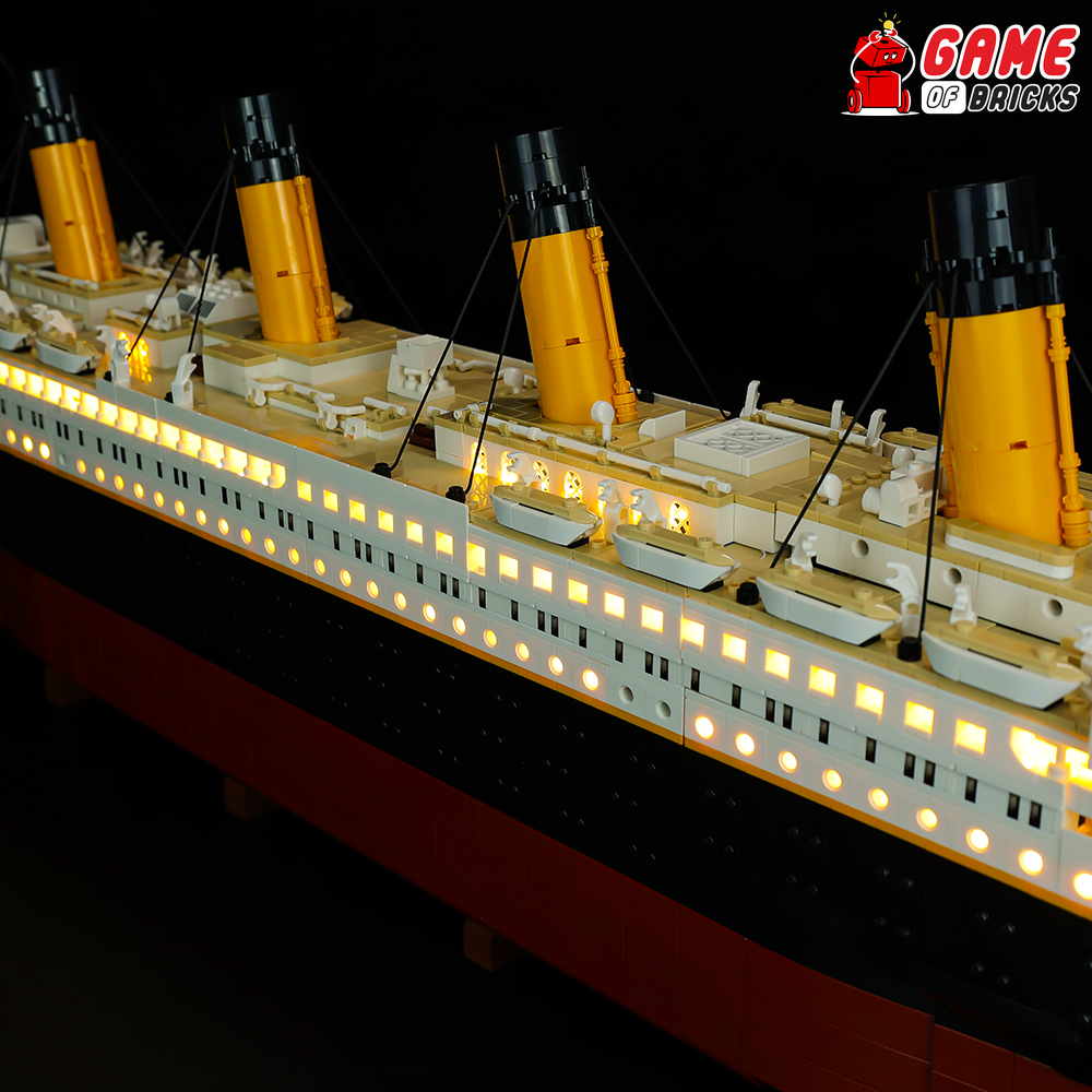  BRIKSMAX Led Lighting Kit for Creator Titanic - Compatible with  Lego 10294 Building Blocks Model- Not Include The Lego Set : Toys & Games