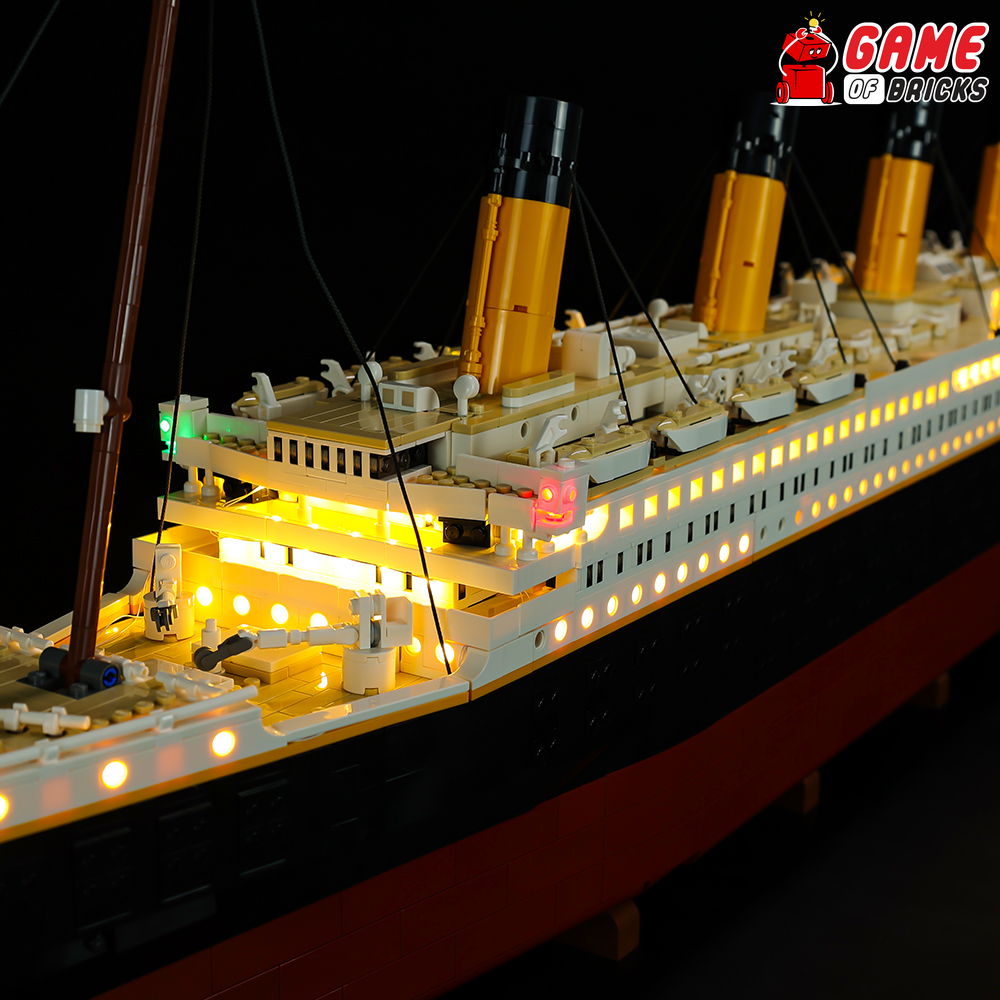 LED Lighting for Lego Creator Expert Titanic Building Kit 10294 (No Lego  Included, Decoration Light Only) BrickBling DIY Lighting Kit for Titanic  Ship