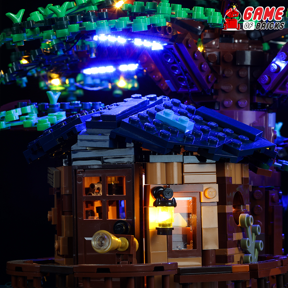 Ondoorzichtig leeftijd einde LEGO Tree House 21318 Light Kit