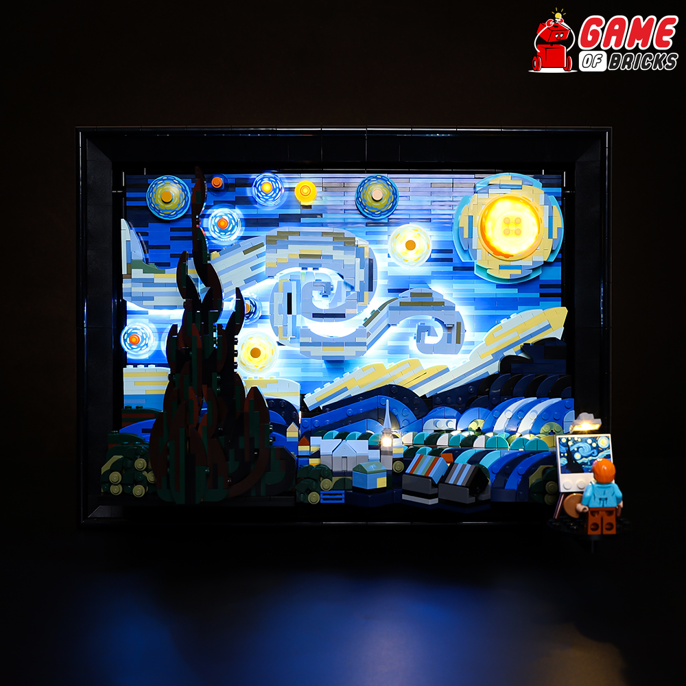 LIGHTAILING Set di luci per Lego 21333 Vincent Van Gogh Stella Notte – Set  di illuminazione a LED compatibile con i mattoncini Lego – modello non  incluso : : Giochi e giocattoli