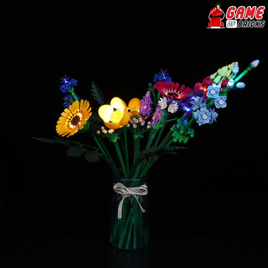 Wildflower Bouquet LEGO lights