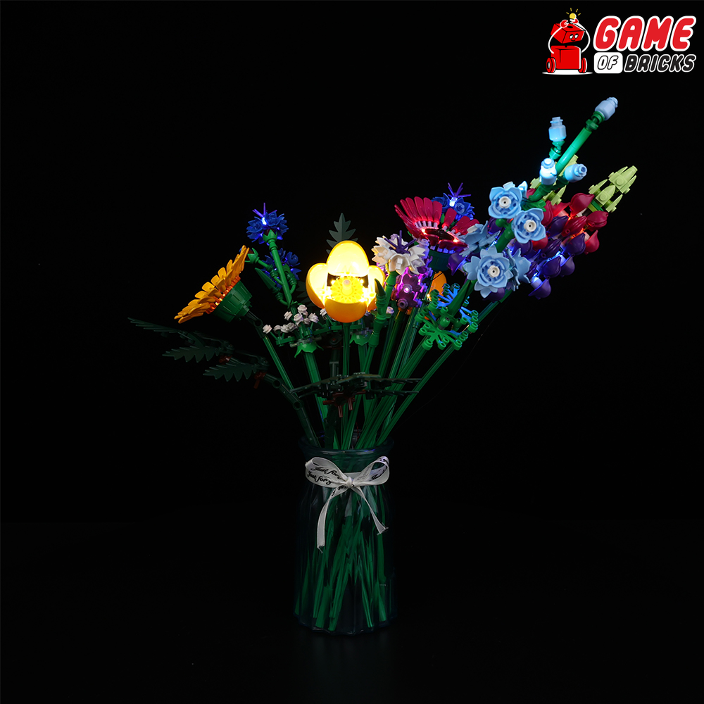 Lego flower bouquet, Lego wildflower bouquet