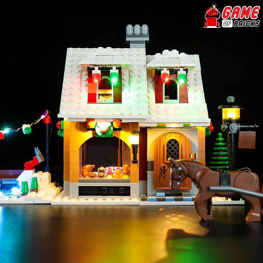 Winter village online bakery lego