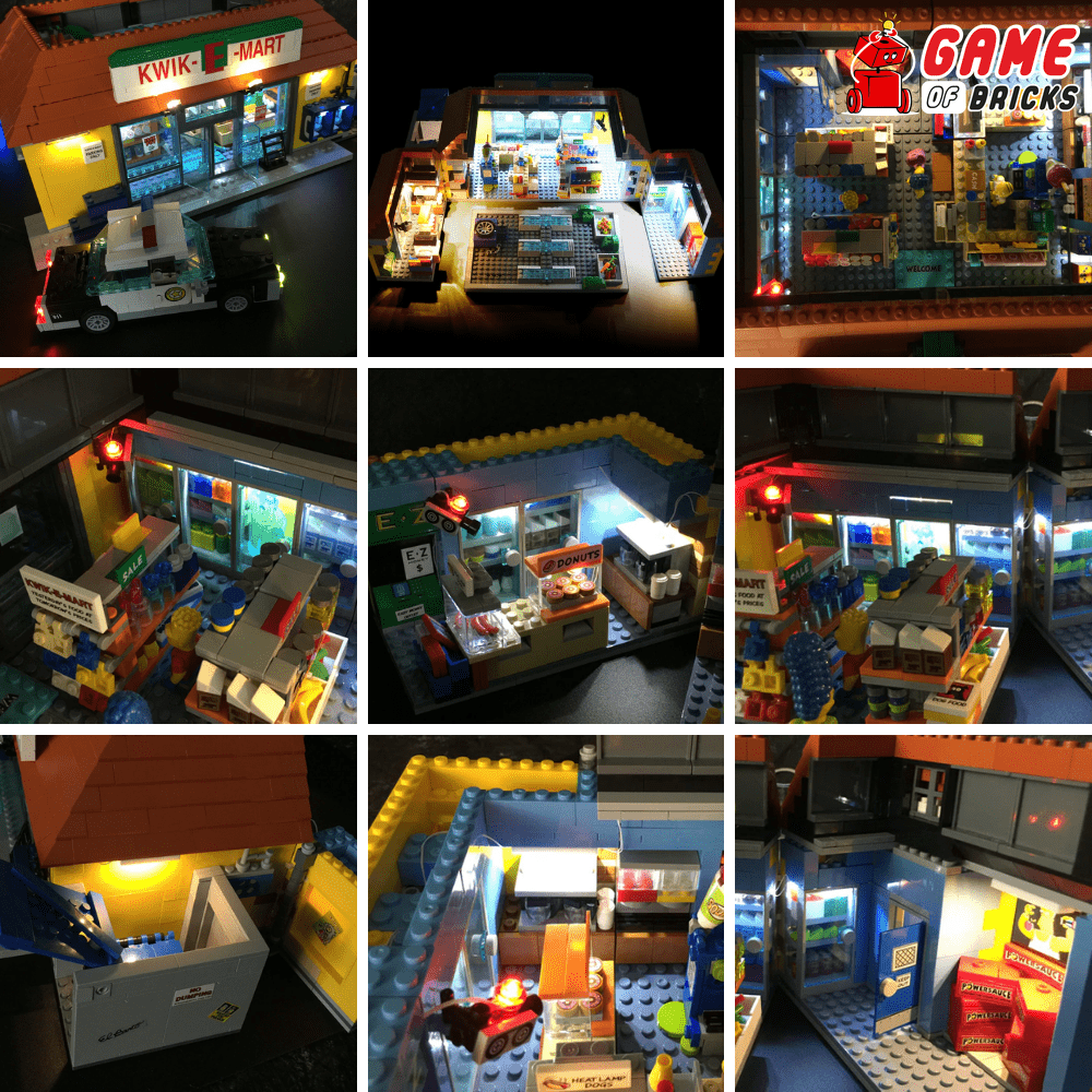  LEGO Simpsons 71016 The Kwik-E-Mart Building Kit : Toys & Games