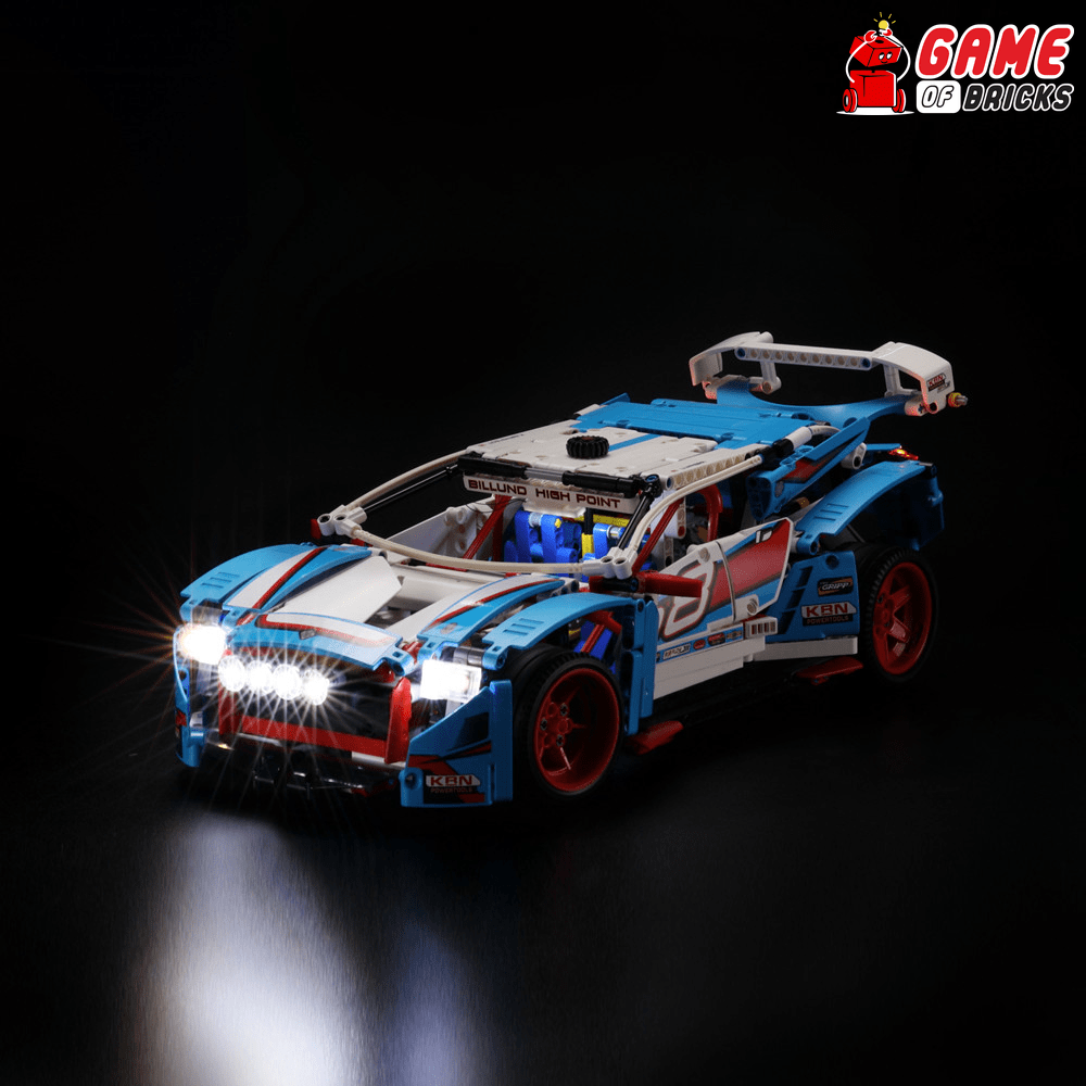 Custom Lego Rally LEGO Rally Car 42077 Light Kit