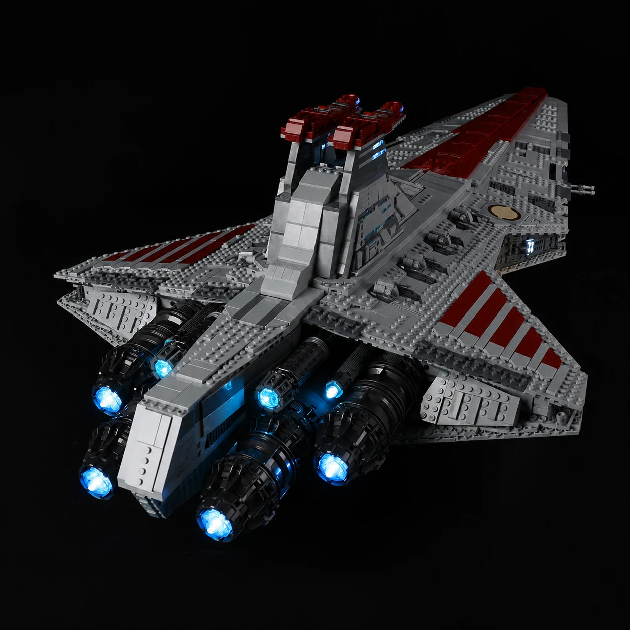 Light Kit for LEGO® Venator-Class Republic Attack Cruiser 75367 — rear Classic lighting